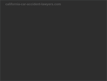 Tablet Screenshot of california-car-accident-lawyers.com